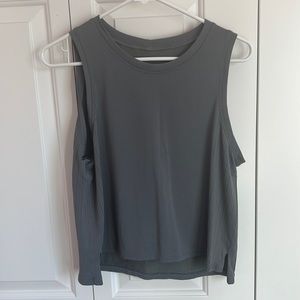 EUC Lululemon Train to be Tank Top Slate Grey Size 8